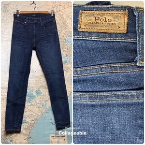 Polo by Ralph Lauren Women’s Dark Blue Skinny Jeans, Size 27